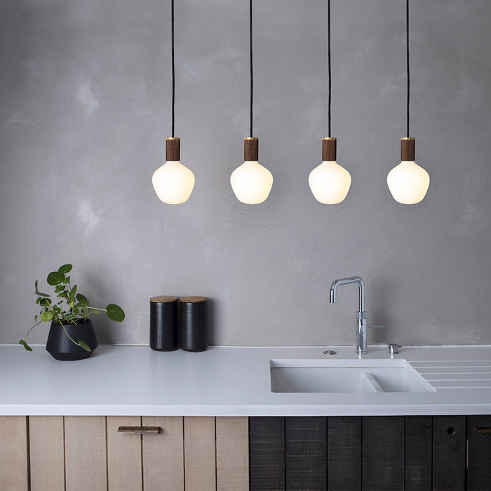 Enno Pendant Light in Walnut - Sweatfully