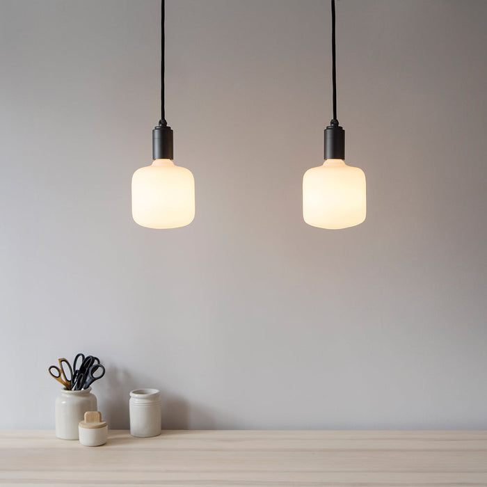 Oblo Pendant Light in Graphite - Sweatfully