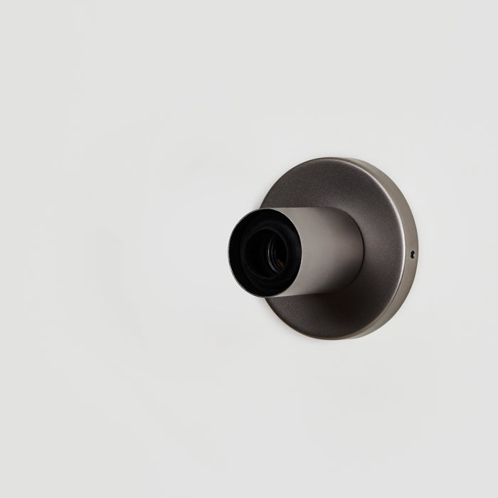 Lochan Wall Light in Graphite + Oval Dim to Warm - Sweatfully