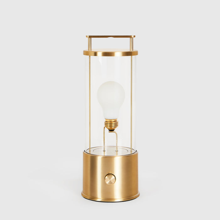 The Muse Portable Lamp in Solid Brass - Sweatfully