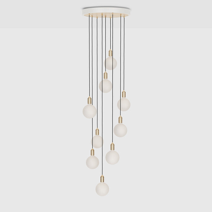 Nine Pendant in Brass + Sphere IV - Sweatfully