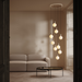 Nine Pendant in Brass + Sphere IV - Sweatfully