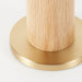 Knuckle Table Lamp in Oak + Voronoi I - Sweatfully