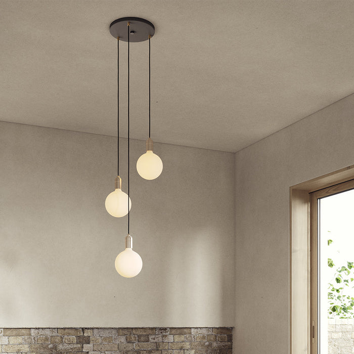 Triple Pendant in Brass - Sweatfully