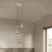 Triple Pendant in Oak - White Canopy - Sweatfully