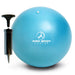 9 Inch Small Exercise Ball for Stability, Barre, Pilates, Yoga, and Balance (with Pump) - Sweatfully