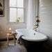 The Muse Portable Lamp in Solid Brass - Sweatfully