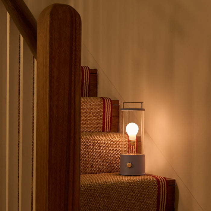 The Muse Portable Lamp in Selvedge Blue - Sweatfully
