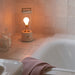 The Muse Portable Lamp in Setting Plaster Pink - Sweatfully