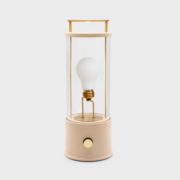 The Muse Portable Lamp in Setting Plaster Pink - Sweatfully