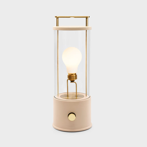 The Muse Portable Lamp in Setting Plaster Pink - Sweatfully