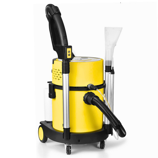SM20 Wet Dry Shampoo Vacuum Cleaner, Multiple Function Shop Vac, Yellow - Sweatfully
