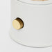 The Muse Portable Lamp in Candlenut White - Sweatfully