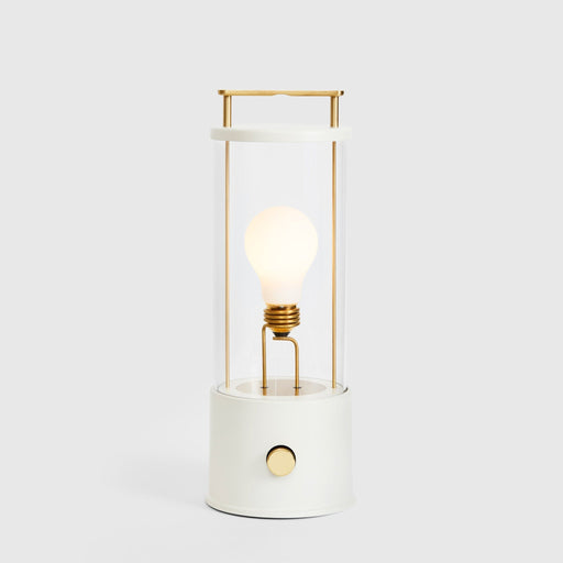 The Muse Portable Lamp in Candlenut White - Sweatfully
