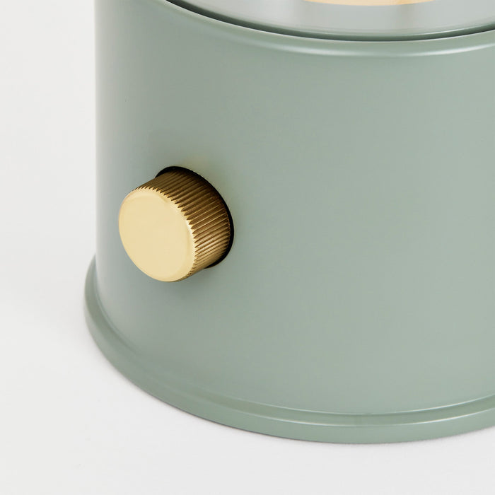 The Muse Portable Lamp in Pleasure Garden Green - Sweatfully