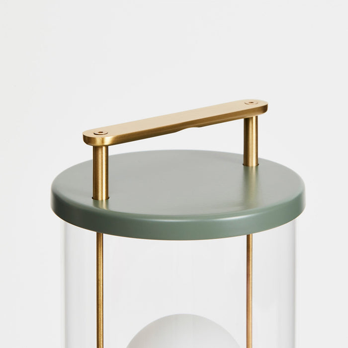 The Muse Portable Lamp in Pleasure Garden Green - Sweatfully