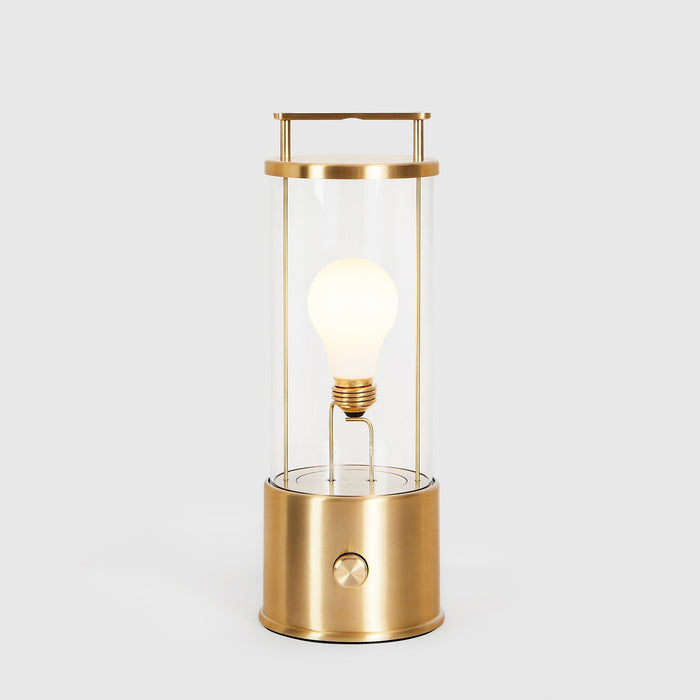 The Muse Portable Lamp in Solid Brass - Sweatfully