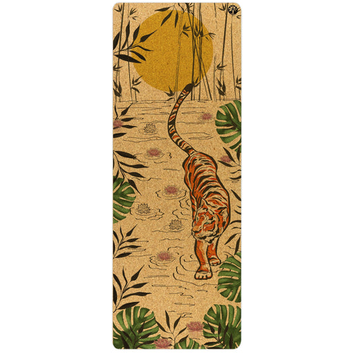 Tiger Lotus Nomad Cork Yoga Mat - Sweatfully
