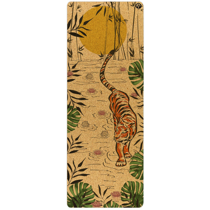 Tiger Lotus Original Cork Yoga Mat - Sweatfully