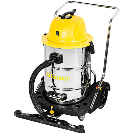 Tornado Taskforce 20 Wet/Dry w/ Trot-Mop (Stainless Steel) - Sweatfully