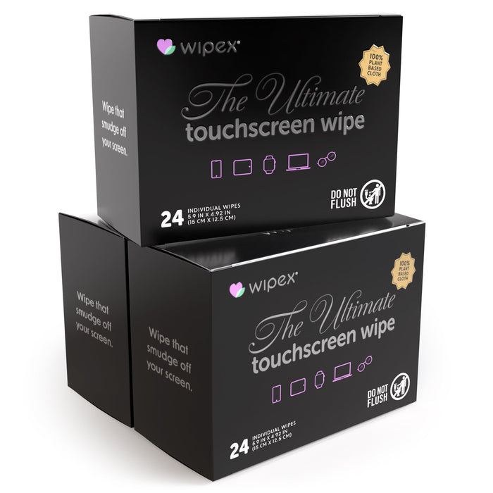 Wipex® Ultimate Touchscreen Wipes - 24 Count - Sweatfully
