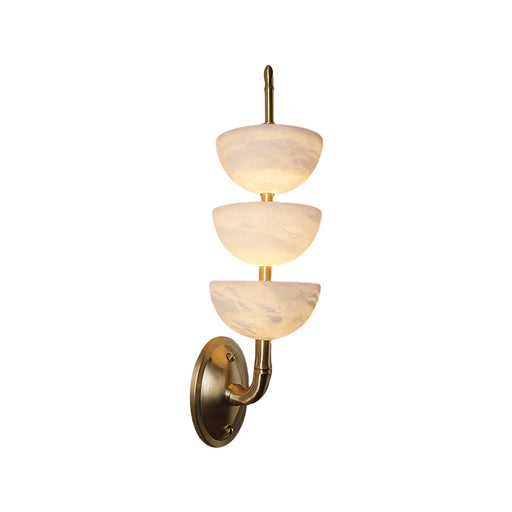 Triple Luxury Alabaster Wall Sconce - Sweatfully