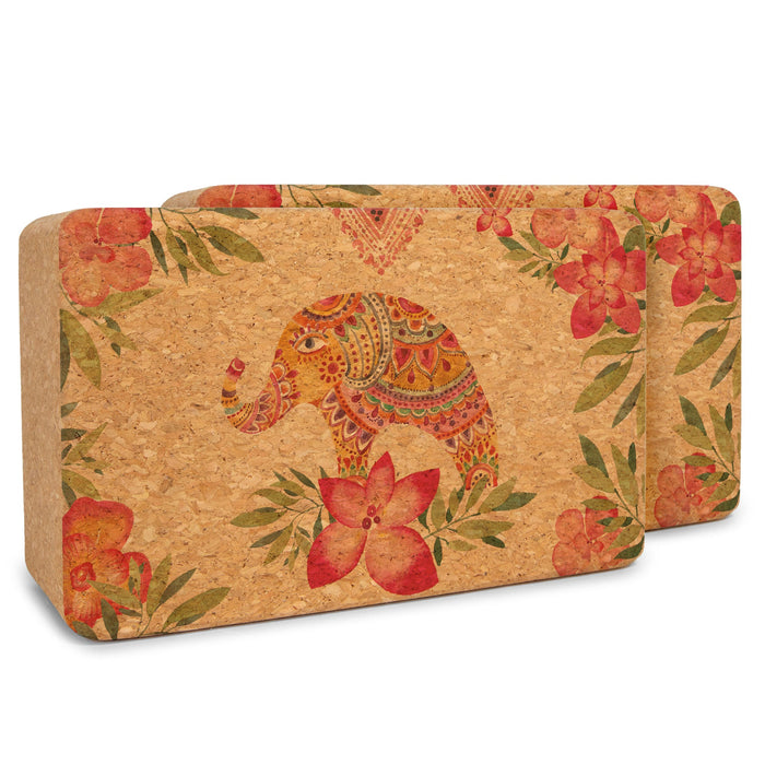 Artist Cork Yoga Block Set - Sweatfully
