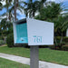 The Original UptownBox in ARCTIC WHITE - Modern Mailbox - Sweatfully
