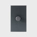 Single Rotary Wall Dimmer in Graphite - Sweatfully