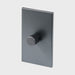 Single Rotary Wall Dimmer in Graphite - Sweatfully