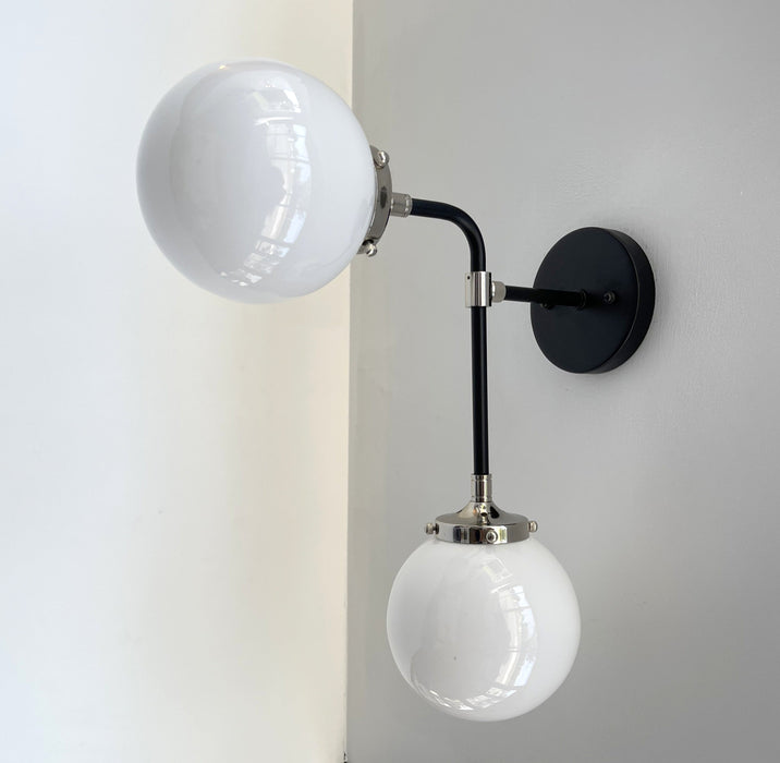 ULTRA MODERN DUO Wall Sconce Light Fixture - Sweatfully