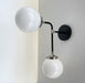 ULTRA MODERN DUO Wall Sconce Light Fixture - Sweatfully