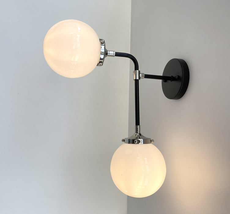 ULTRA MODERN DUO Wall Sconce Light Fixture - Sweatfully