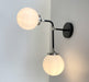 ULTRA MODERN DUO Wall Sconce Light Fixture - Sweatfully