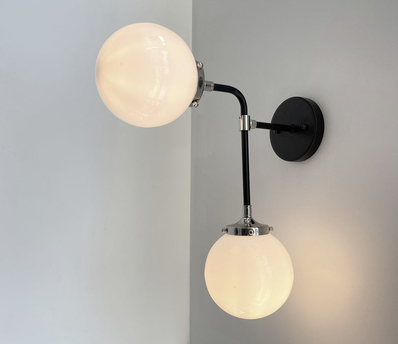 ULTRA MODERN DUO Wall Sconce Light Fixture - Sweatfully
