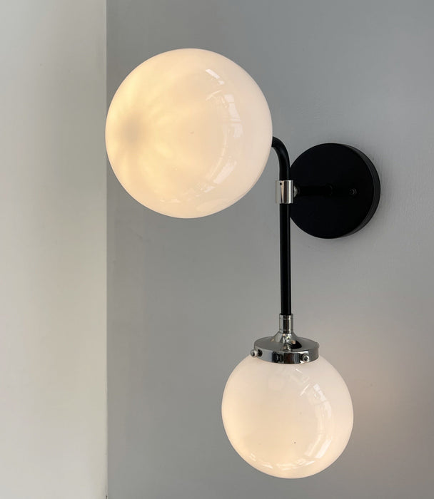 ULTRA MODERN DUO Wall Sconce Light Fixture - Sweatfully