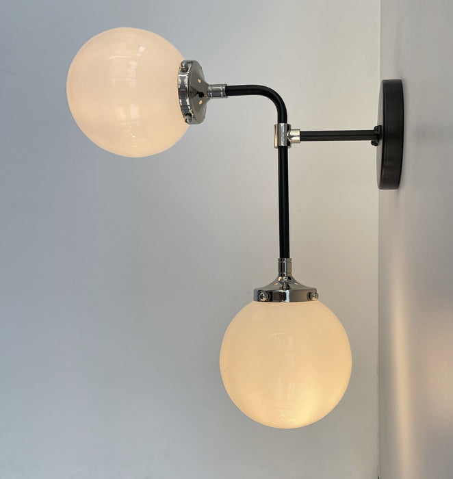 ULTRA MODERN DUO Wall Sconce Light Fixture - Sweatfully
