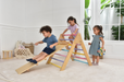 Olive- Pikler Triangle Ladder and Climber Slide - Multiple Sizes - Sweatfully