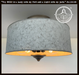 Galvanized Barn Drum Modern Farmhouse Ceiling Light - Sweatfully