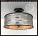 Farmhouse Ceiling Lights Galvanized Fixture - Sweatfully