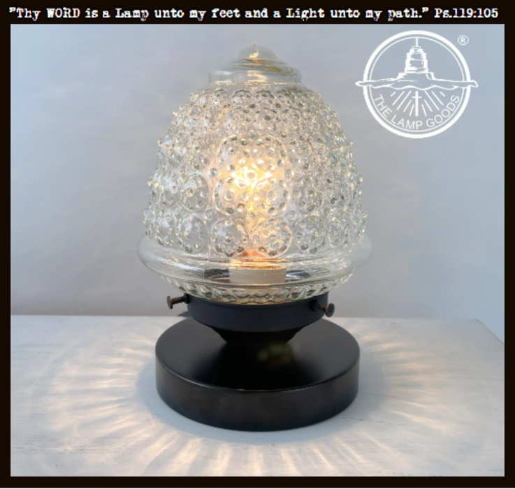 Antique Glass Table Lamp Light Fixture - Sweatfully