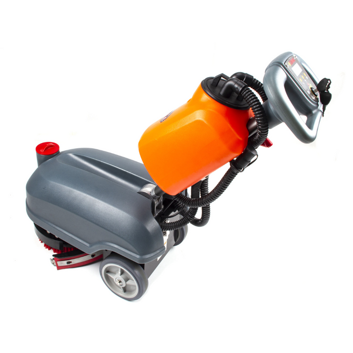 RT15 14" Commercial Compact Floor Scrubber Machine, 14500 sqft/h, 4-Gal Sewage Tank, Efficient Cleaning for Hard Floors - Sweatfully