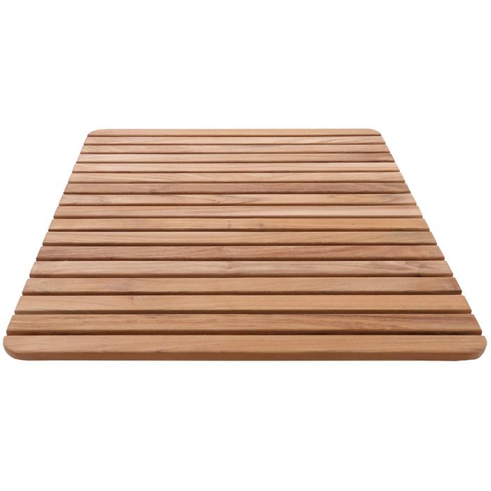 Yukon Teak Shower and Bathmat 24" x 24" - Sweatfully