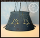 Weathered Galvanized Chandelier Light Fixture - Sweatfully