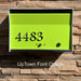 RetroBox Locking Wall Mount Mailbox in JET BLACK - Sweatfully