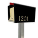 The Original UptownBox in JET BLACK - Modern Mailbox - Sweatfully