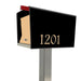 The Original UptownBox in JET BLACK - Modern Mailbox - Sweatfully