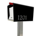 The Original UptownBox in JET BLACK - Modern Mailbox - Sweatfully