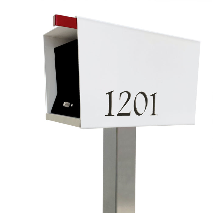 The Original UptownBox in ARCTIC WHITE - Modern Mailbox - Sweatfully