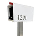 The Original UptownBox in ARCTIC WHITE - Modern Mailbox - Sweatfully